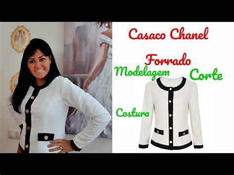 Passo a passo da costura do casaco Chanel de Tweed com 